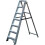 Loops 1.3m Aluminium Swingback Step Ladders 6 Tread Professional Lightweight Steps 1