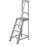 Loops 1m Heavy Duty Single Sided Fixed Step Ladders Handrail Platform Safety Barrier 1