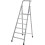 Loops 1.4m MAX STABILITY Platform Step Ladders 6 Tread Anti Slip Aluminium DIY Steps 1
