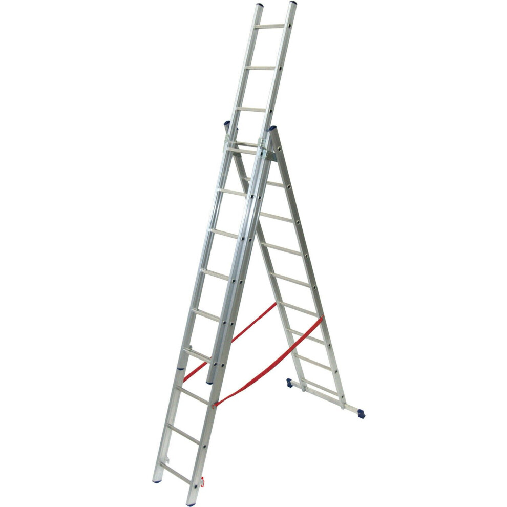 Loops 27 Rung Lightweight Combination Ladder Triple Extension / Step & Staircase Stair