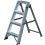 Loops 0.8m Aluminium Swingback Step Ladders 4 Tread Professional Lightweight Steps 1