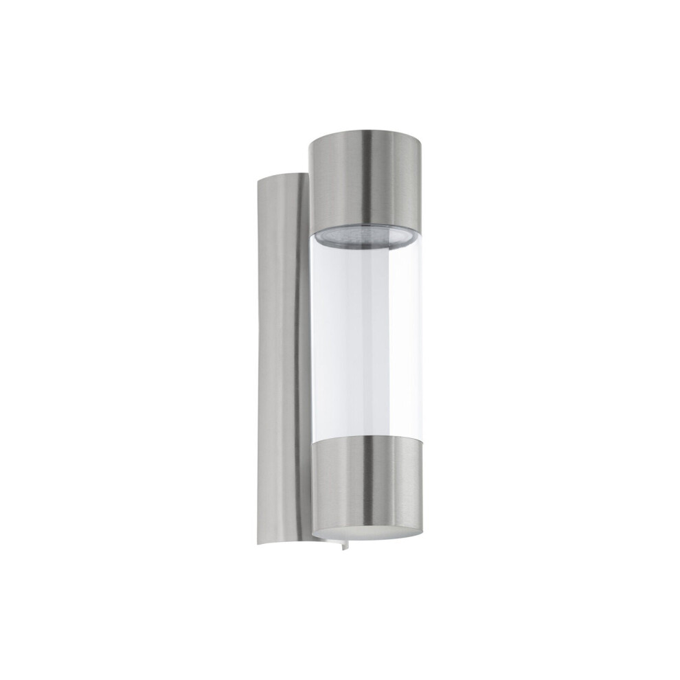 Loops Ip44 Outdoor Wall Stainless Steel / Glass 3.7W Built In Led Porch Lamp Light