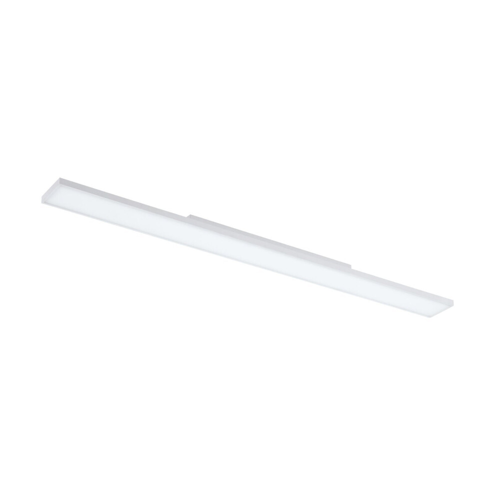 Wall / Ceiling Light White 1200mm Slim Strip Panel 20W Built in LED 4000K