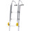 Loops Extension Ladder Roof Hook Conversion Kit Ridge Clamp & Wheel Ladders Adapter 1