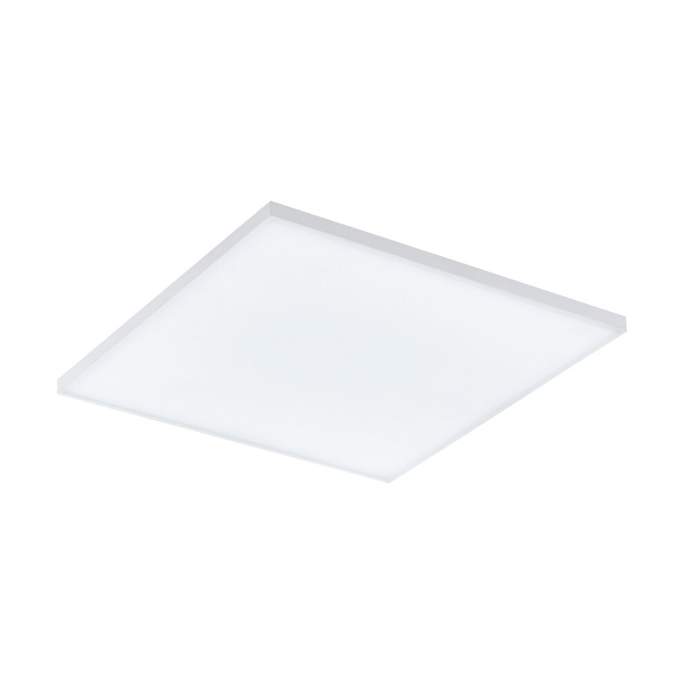 Loops 450Mm Modern Sleek Ceiling Slim Square Low Profile 20W Led 4000K Light/White