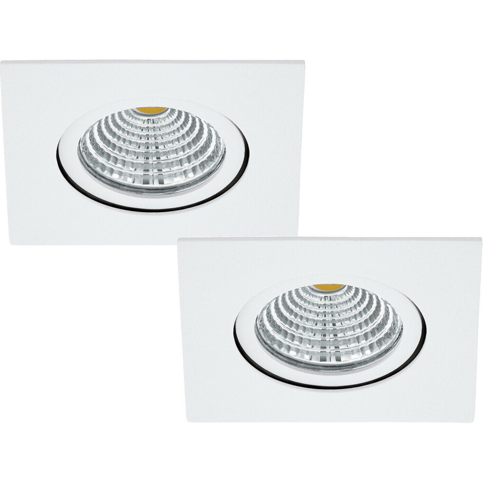  - 2 Pack Modern White Led Flush Downlights For Walls And Ceilings - Image 3