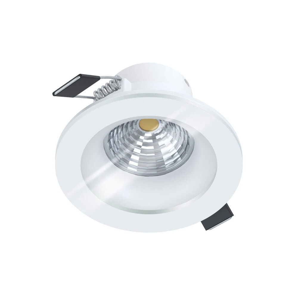 Loops Wall / Ceiling Flush Downlight Recessed Spotlight 6W Built In Led White