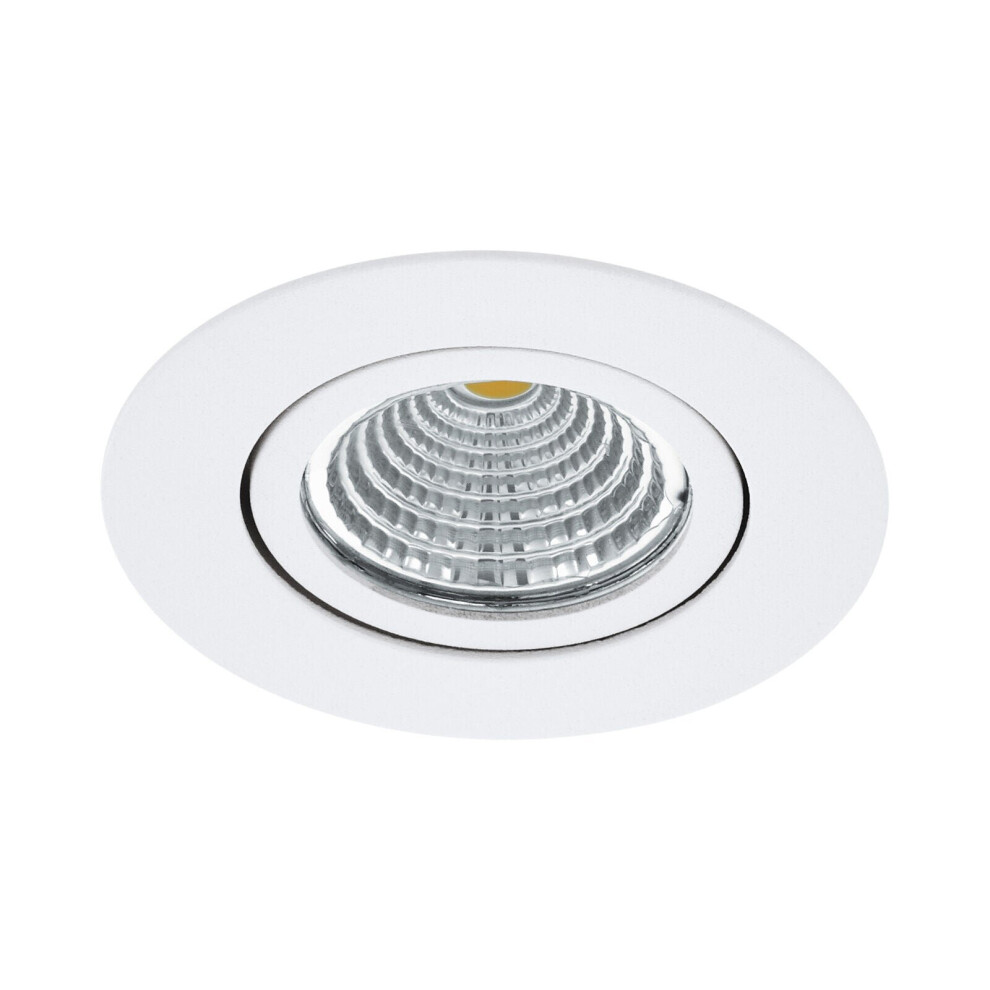 Loops Wall / Ceiling Flush Downlight Recess Spotlight 6W Built In Led White