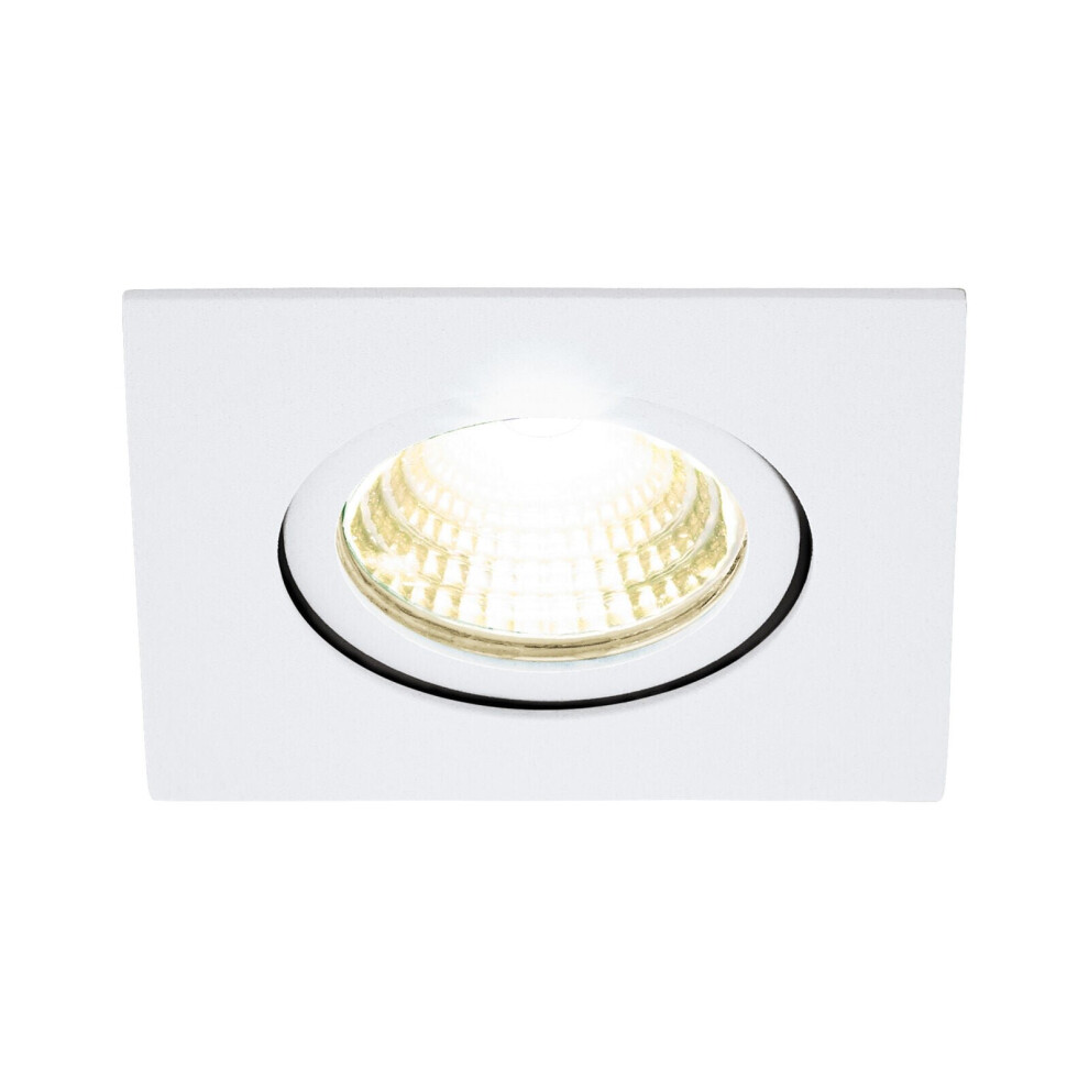 Loops Wall / Ceiling Flush Downlight Recess Spotlight 6W Built In Led White