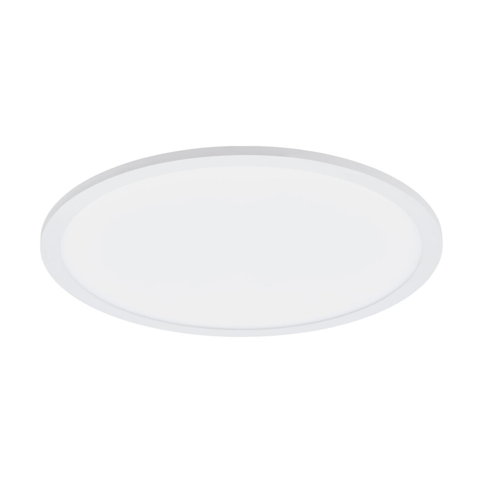 450mm Modern Sleek Ceiling Light White Slim Round Low Profile 28W LED 4000K