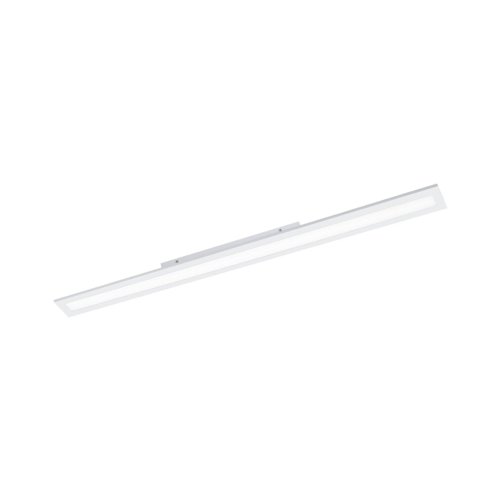Loops Wall / Ceiling Light White 1195Mm Slim Strip Panel 36W Built In Led 4000K