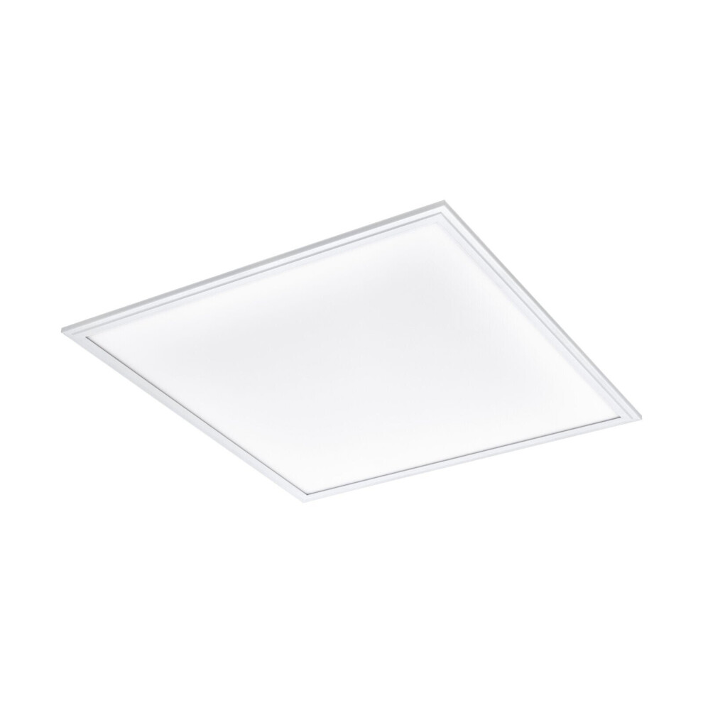 Flush Ceiling Panel Light 595mm White Sqaure Tile 40W Built in LED 4000K