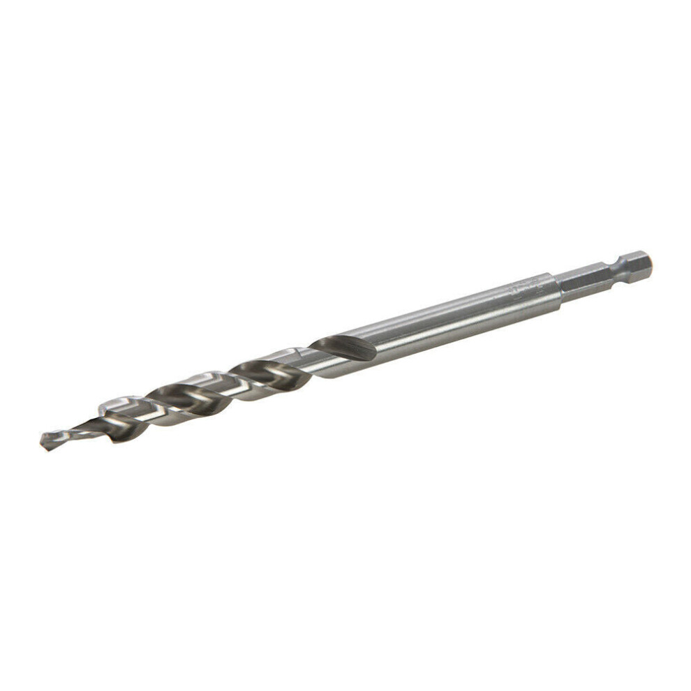 9.5mm x 152mm QUICK CHANGE Pilot Stepped Drill Bit HSS Pocket Hole Wood Tool