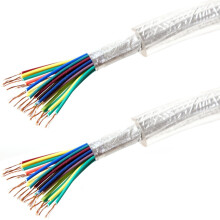 5m Scart Cable 20 Way Core Shielded Face Wall Plates