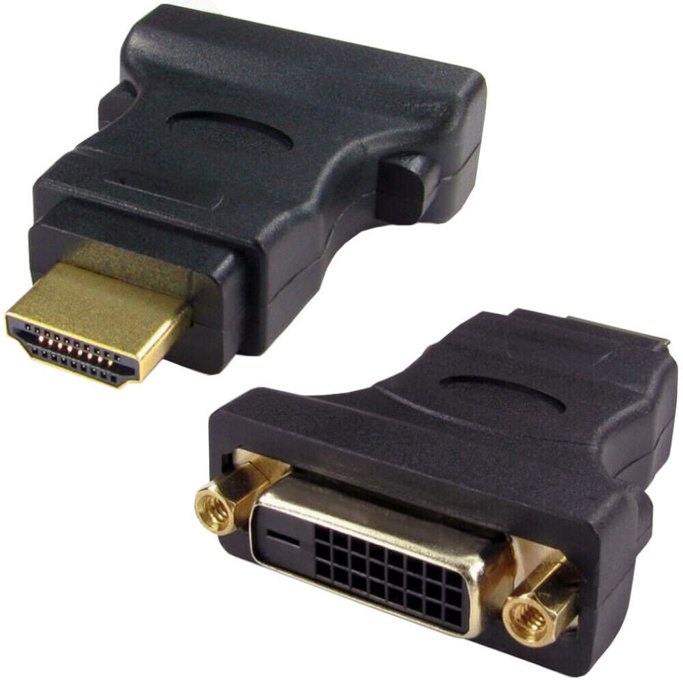 Loops Hdmi Male To Dvi D Digital Female Socket Adapter Video Monitor Converter Laptop