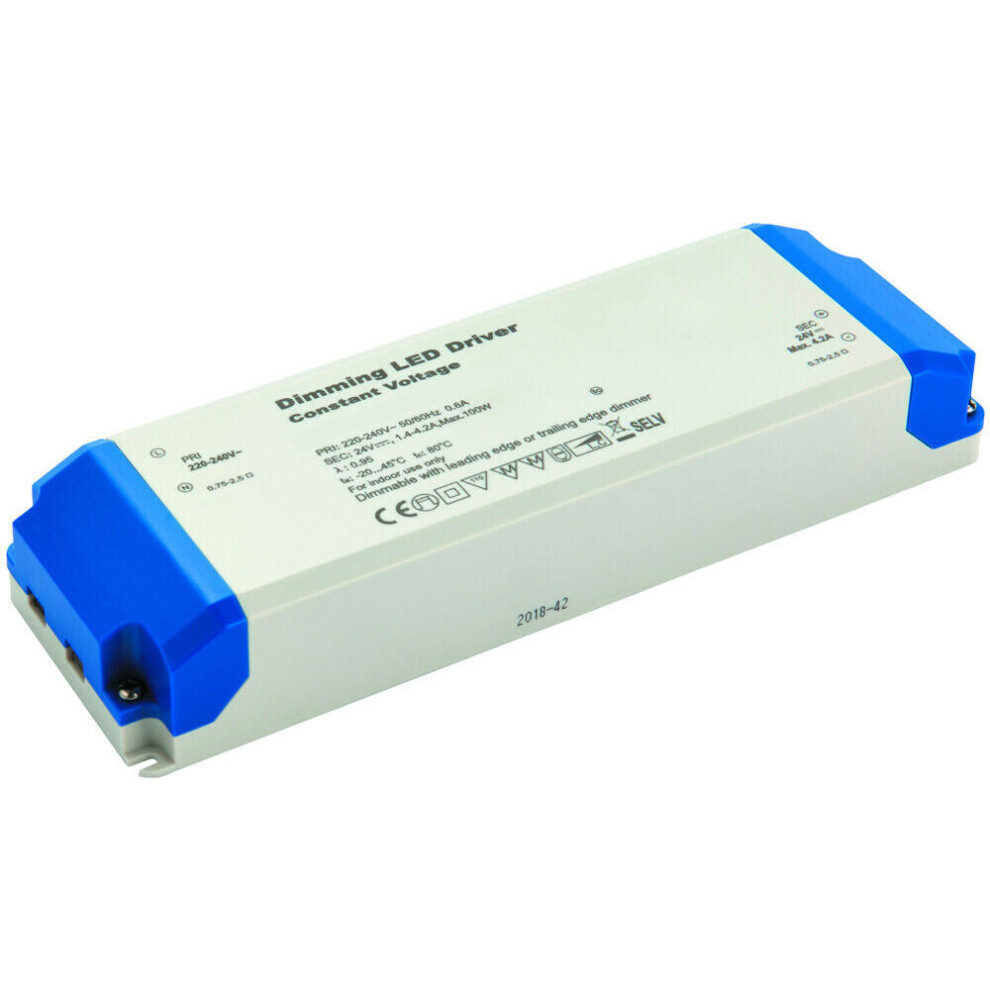 Loops 24V Dc 100W Dimmable Led Driver / Transformer Low Voltage Power Converter Light