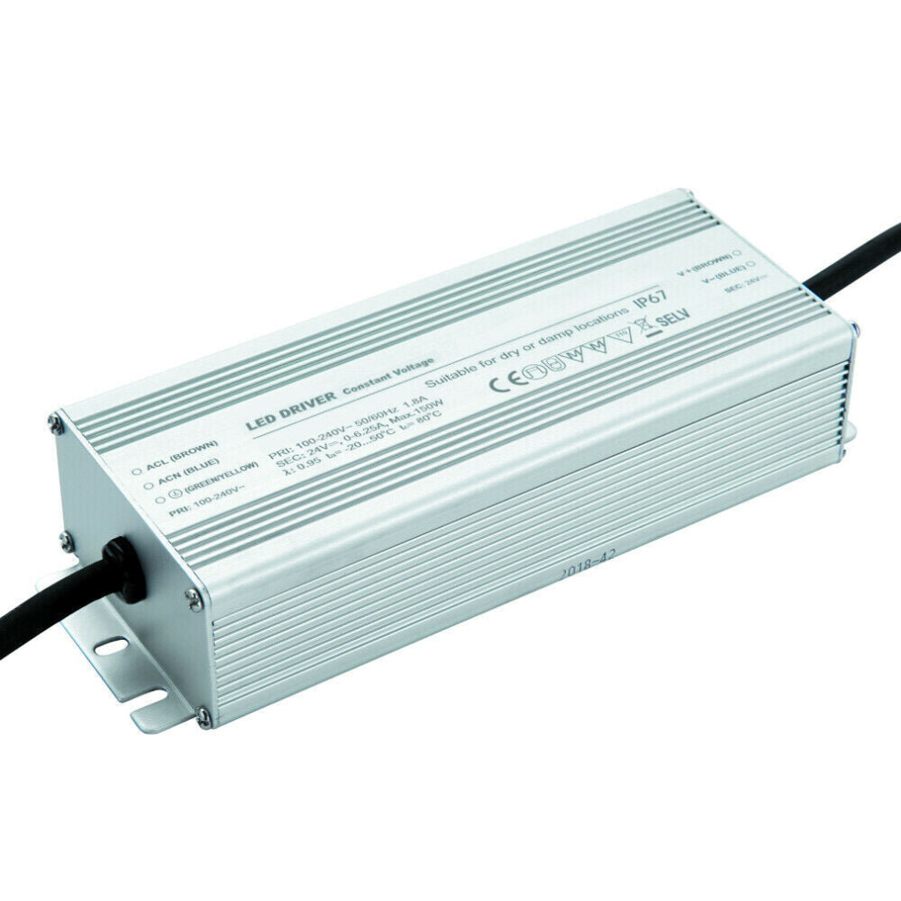IP67 OUTDOOR 24V DC 150W LED Driver / Transformer Low Voltage Power Converter-image-OPC-P8WK8PD-NEW