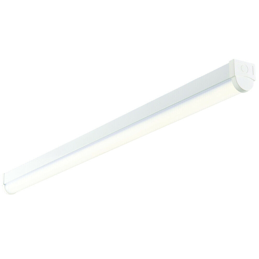 6ft SINGLE 53W Cool White LED Linear Ceiling Strip Light Slim Batten Lamp 6000Lm