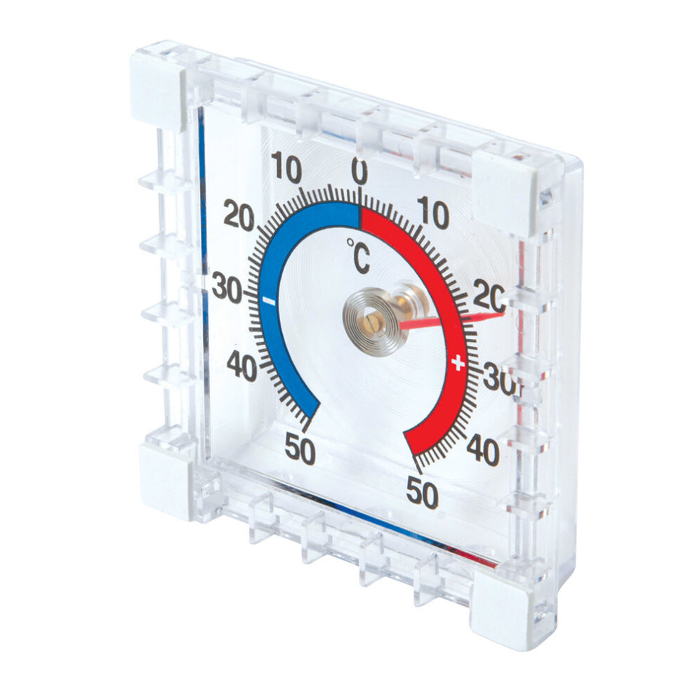 50 to +50C Indoor / Outdoor Thermometer Wall Window Mounted Temperature Gauge