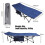 Camping Bed Inc Soft Comfortable Mattress, Pillow, Extra Wide Folding 8