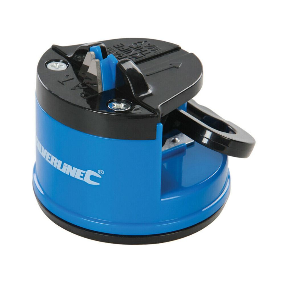 60mm x 75mm Portable Knife Sharpener SUCTION BASE Blade Edge Honing Grinding Kit
