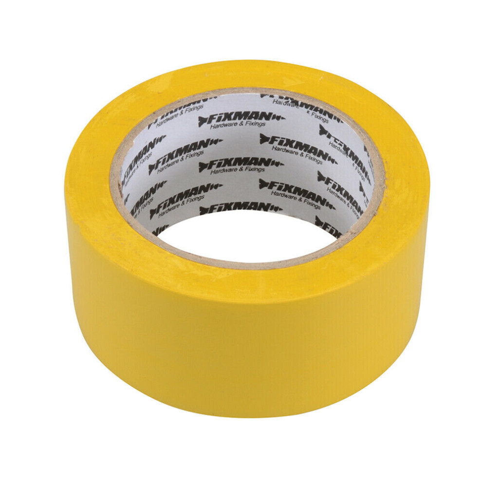 Loops 50Mm X 33M Wide Insulation Tape Pvc Electrical Wrap Moisture Resistant Yellow