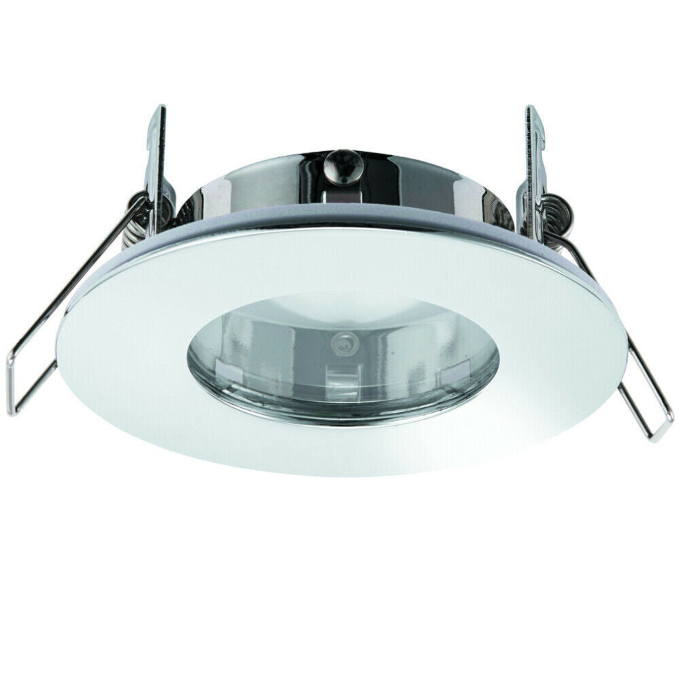 IP65 Bathroom Slim Round Ceiling Downlight Chrome Plate Recessed LED GU10 Lamp-image-OPC-P8WM62W-NEW