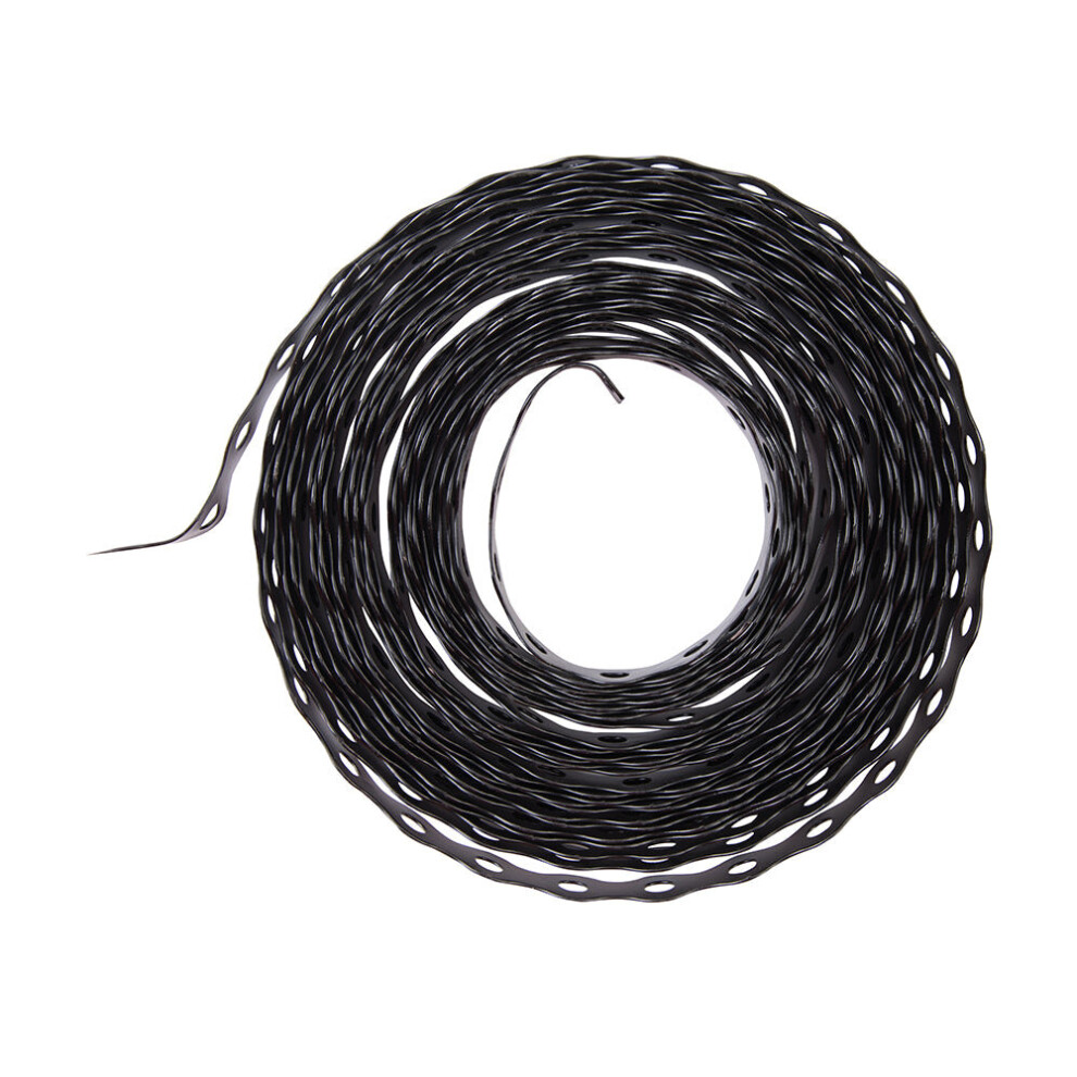 Photos - Other for Repair 10m x 12mm Black Galvanised Steel Fixing Band Tape Strong Flexible Cable Ducting Join-Trunking-Pin-Wood-Joist-Twist-Nail-Scr