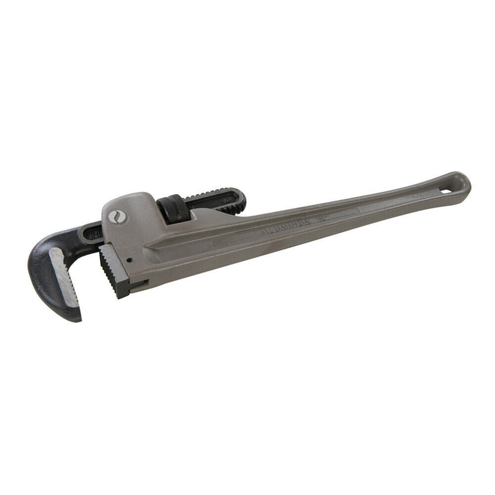 460mm (18'' Inch) Aluminium Handle Adjustable Pipe Wrench Smooth Pipes Grips