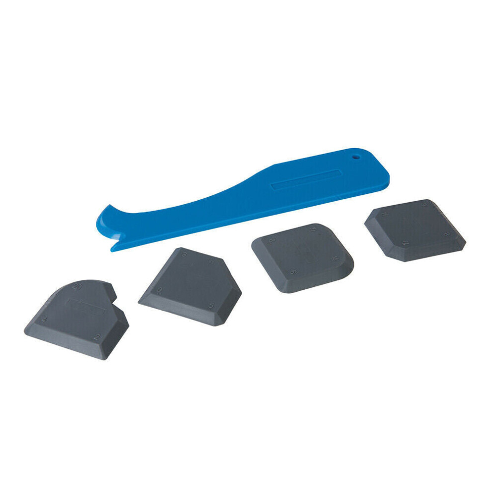 5 Piece FUGI Silicone Smoothing Kit Sealant Jointing Spreader Bath Shower Tiles