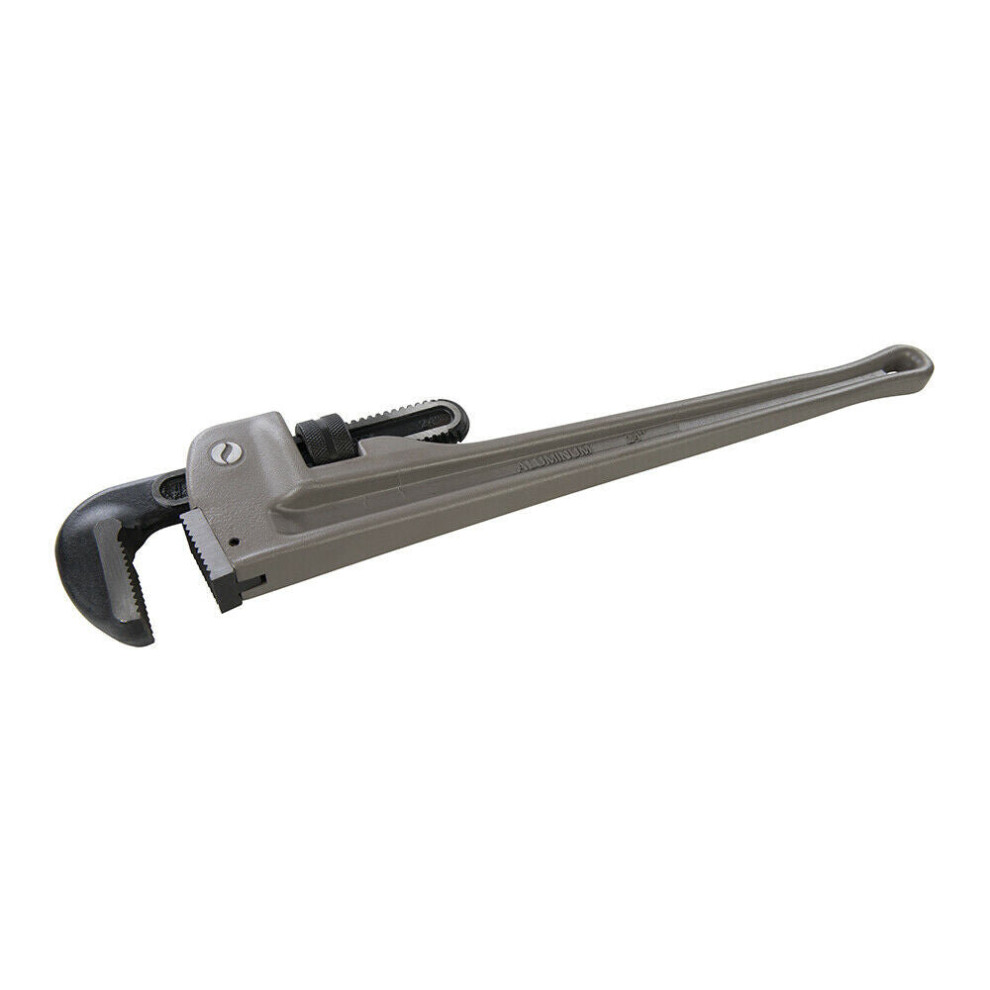 610mm (24'' Inch) Aluminium Handle Adjustable Pipe Wrench Smooth Pipes Grips-image-OPC-P8WMGPS-NEW