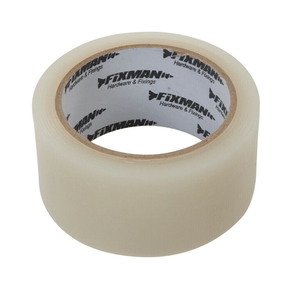 50mm x 25m All Weather Cracked Glass / Plastic Tape Clear UV Resistant Repair