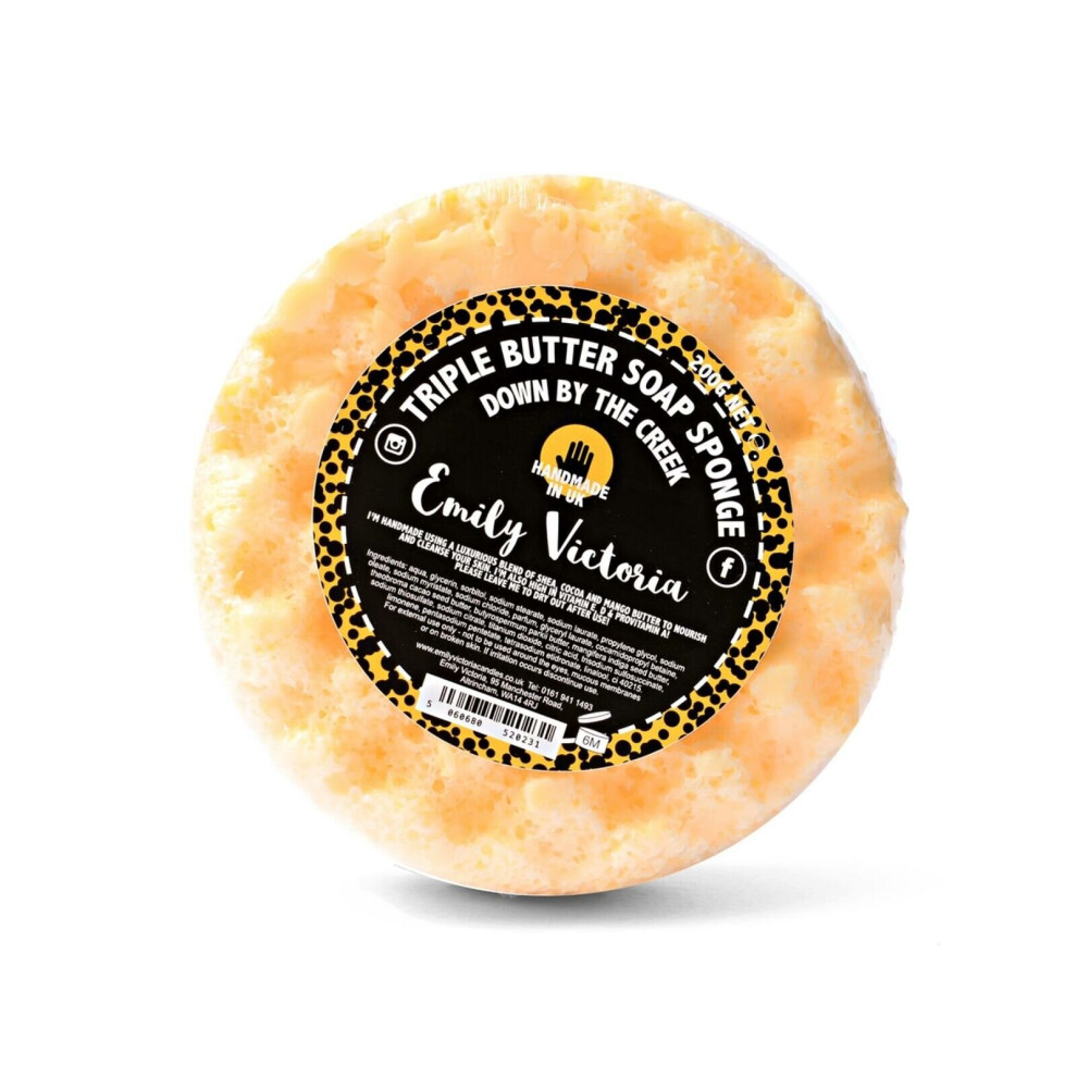 Emily Victoria Triple Butter Soap Sponge Scented 200G Down By The Creek