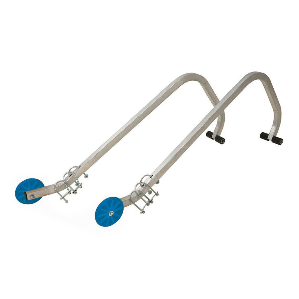 1015m Roof Ladder Hooks Bracket Kit Converts Secures Ladders To Ridges & Tiles