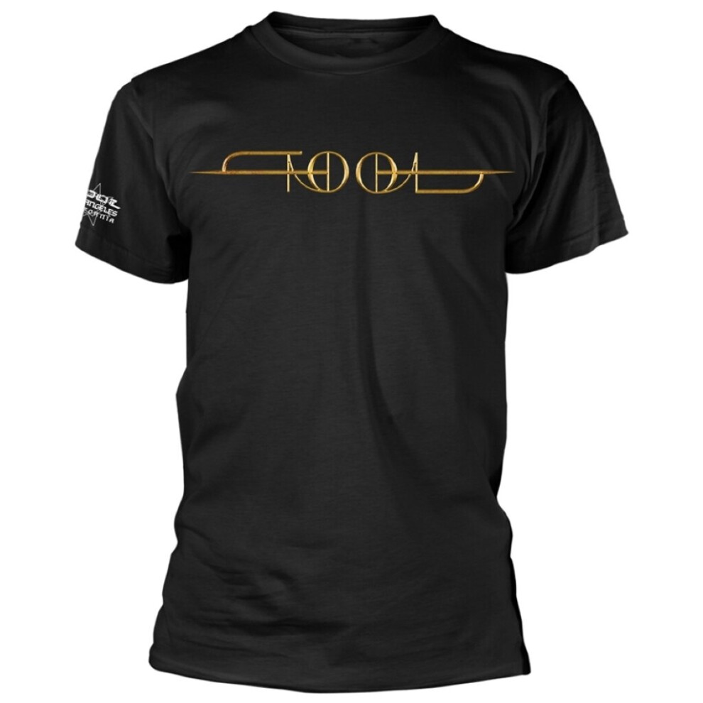 Tool Men's Black 'Double Eye' (Black) T-Shirt (Large)