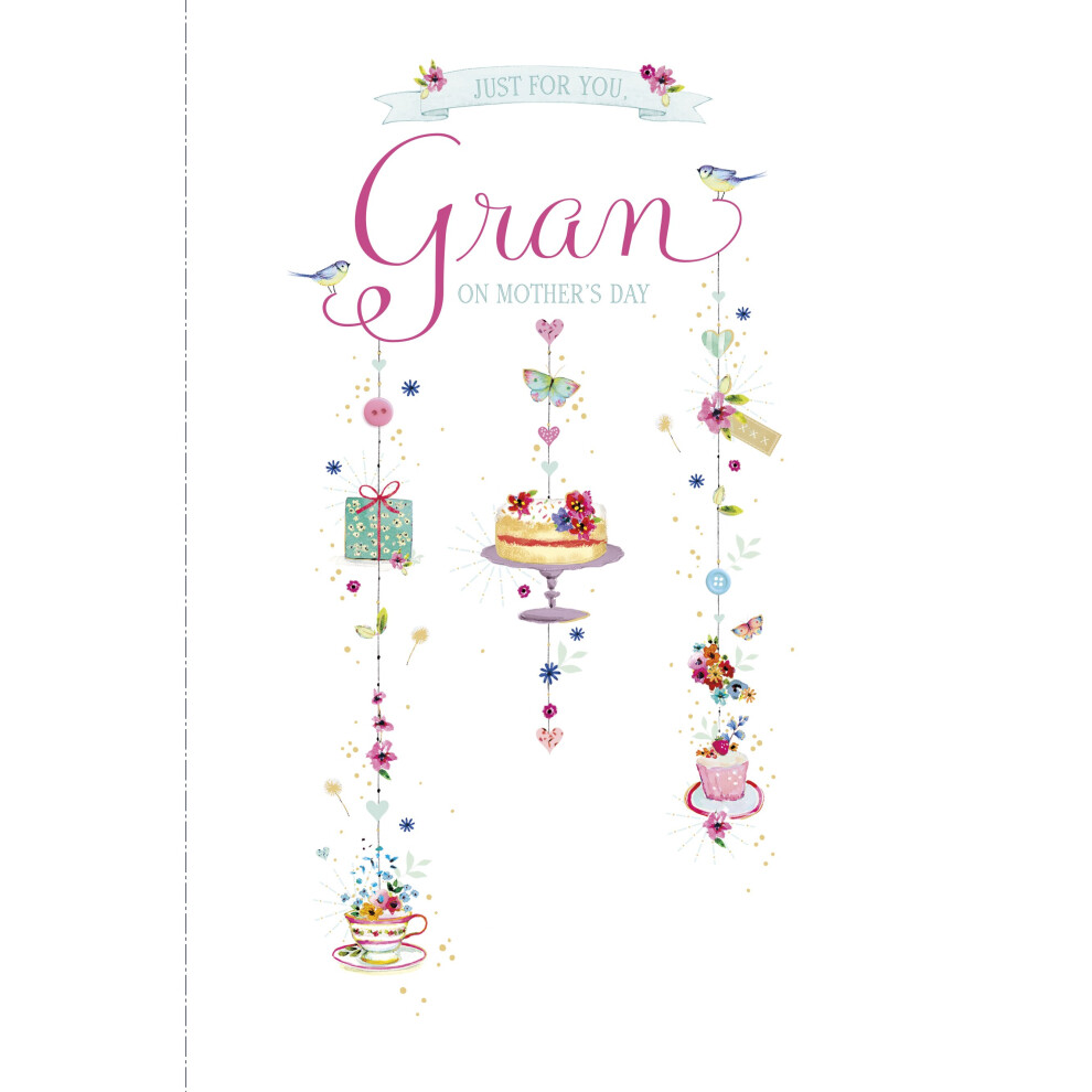 Gran Just For You Afternoon Tea Mother's Day Card Mothers Day Greeting Cards