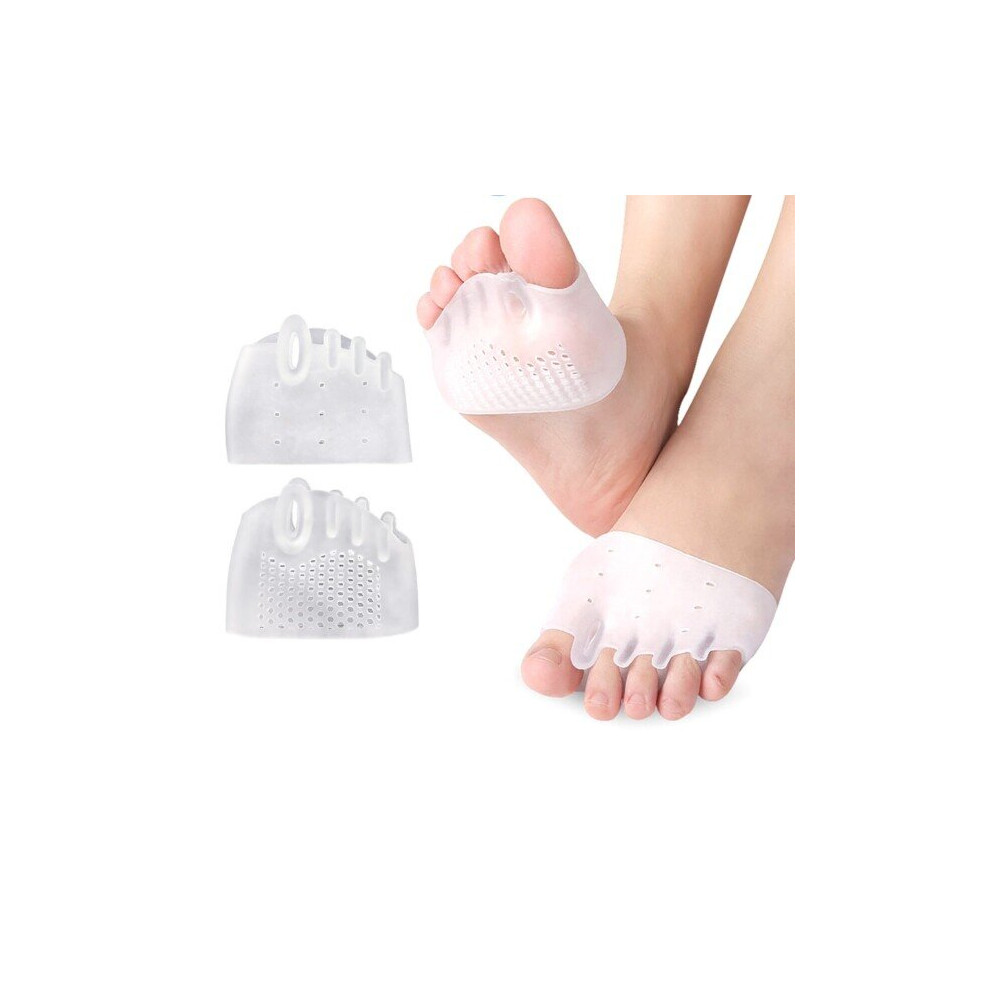 Geni-Store (1 Pair) Silicone Insoles Forefoot Pads Toe Separator Pain Relief Shoes Insoles Toe