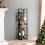 VidaXL vidaXL Solid Pine Wood 4-Tier Book Cabinet Grey Office Storage Rack Bookcase 1