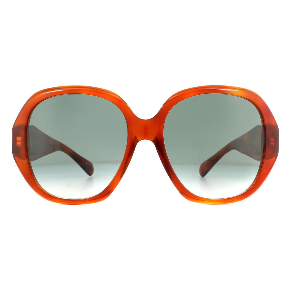 Gucci Sunglasses GG0796S 003 Havana Blue Gradient