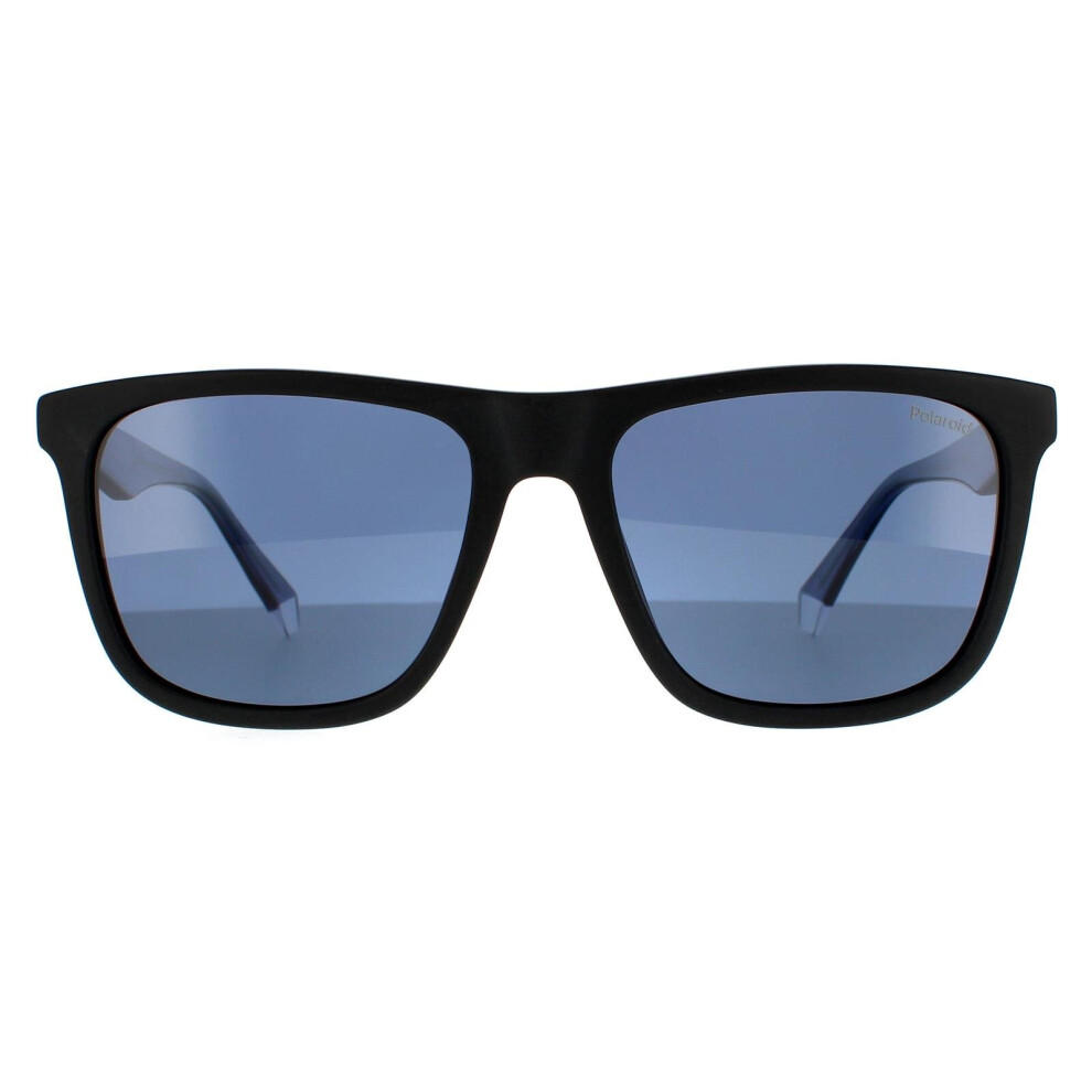 Polaroid Sunglasses Pld 2102/S/X 0Vk C3 Black Transparent Blue Blue Polarized Blue,Black