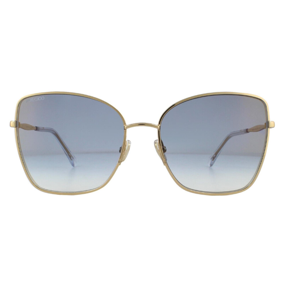 Jimmy Choo Sunglasses Alexis/S 000 1V Rose Gold Blue Gradient Blue,Gold