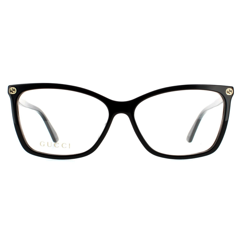 Gucci Glasses Frames GG0025O 001 Black Women