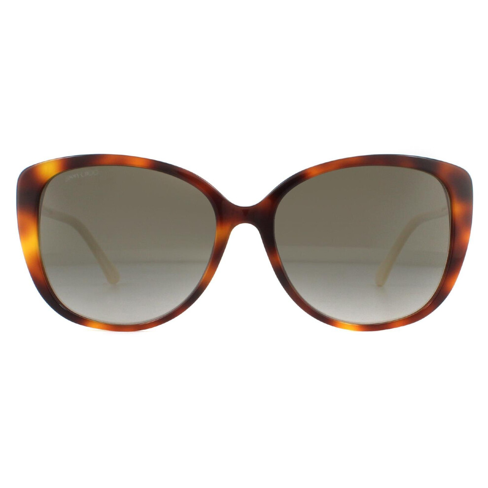 Jimmy Choo Sunglasses Aly/F/S 086 Ha Havana Gradient Brown