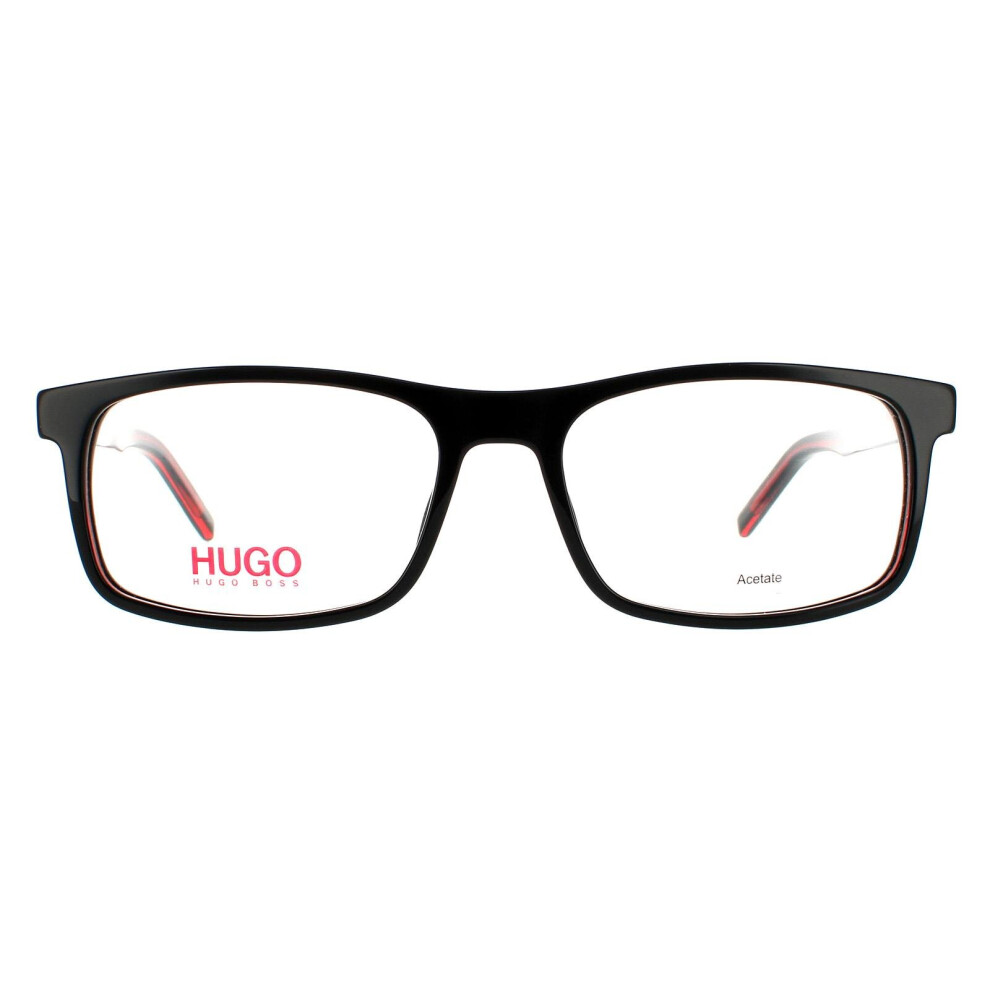 Hugo Boss Hugo By Glasses Frames Hg 1004 Oit 16 Black Red Men