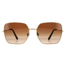 Dolce & Gabbana Sunglasses DG2242 02/13 Gold Dark Brown Gradient