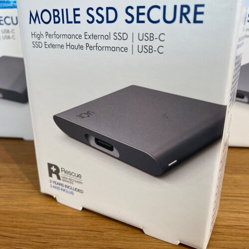 LaCie 1TB Mobile SSD Secure USB-C Drive High Performance External 1