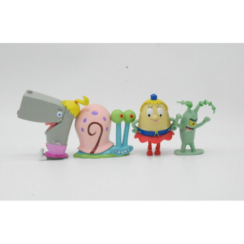 12PCS SpongeBob SquarePant Patrick Star Statue Figure Παιδικό παιχνίδι 2