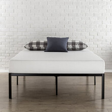 Zinus Van 40.7 cm Metal Platform Bed Frame with Steel Slat Support / Mattress Foundation, Double