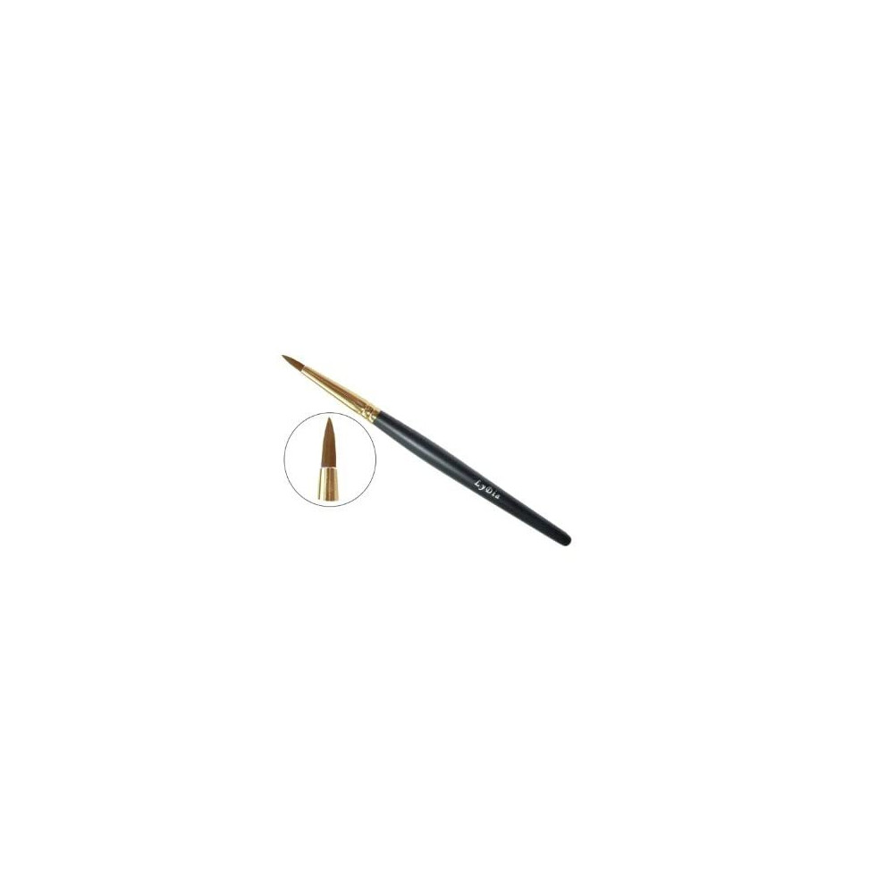 Lydia Professional Black/Golden Eyeliner Cosmetic Makeup Brush 01