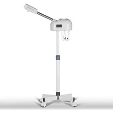 JVSURF LCD Screen Facial Steamer, Ozone, Steamer and Timer 3 in 1 Function, Extract Blackheads for Face, Use in SPA Salon, High 0.95m - 1.2m, Whi